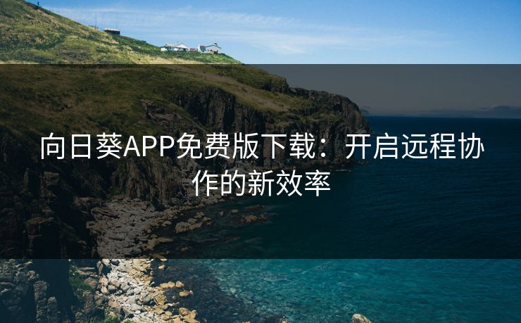 向日葵APP免费版下载：开启远程协作的新效率